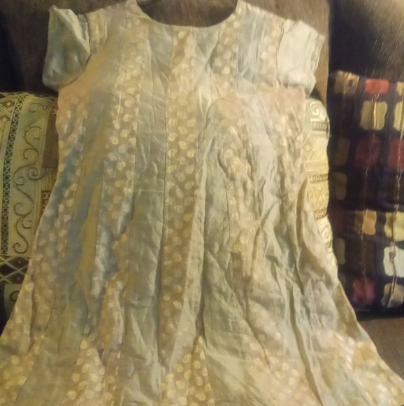 KC, Size M/L, India Style Print Dress, Multi Colors - Picture 3 of 4